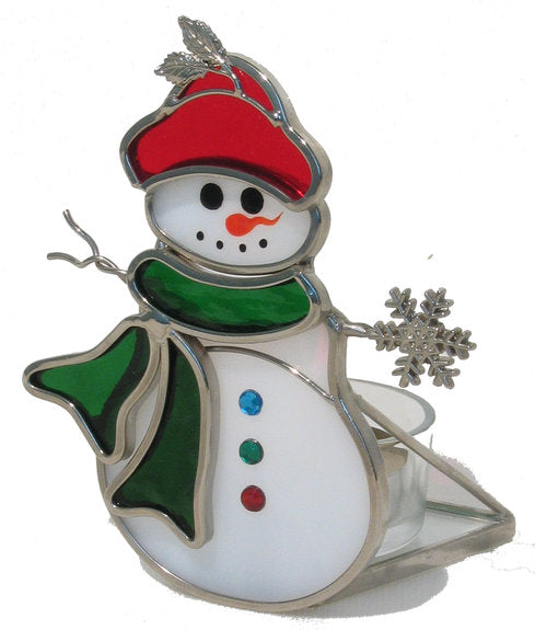 Snowman Votive