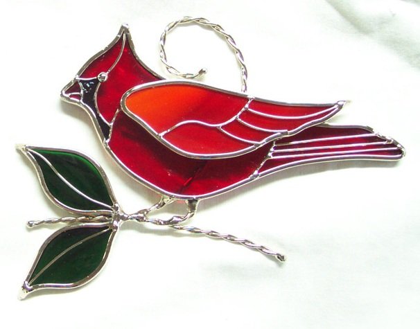 Cardinal Medium Suncatcher