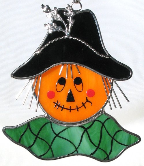 Scarecrow Head Suncatcher