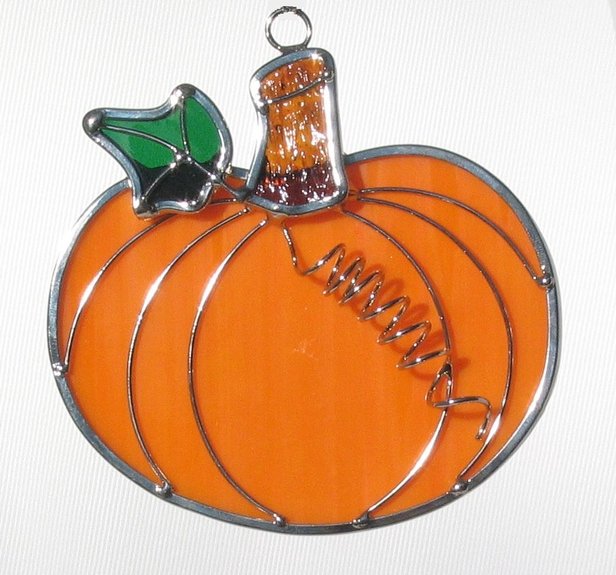 Pumpkin Sun Catcher Small