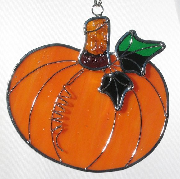 Pumpkin Sun Catcher Large