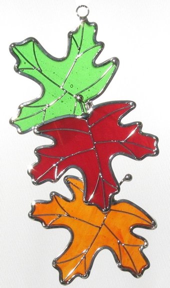 Maple Leaf Triple Suncatcher