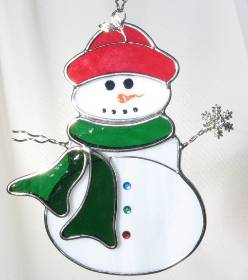 Snowman Suncatcher Small